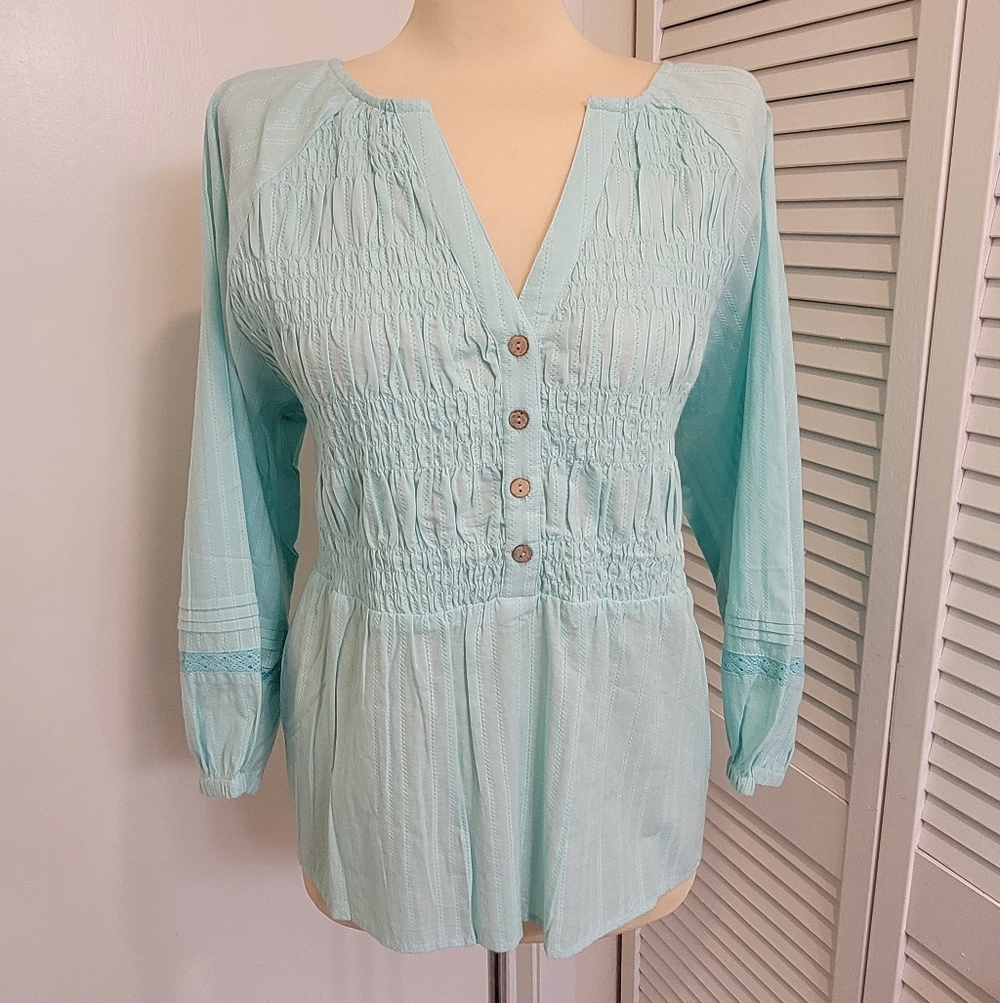 KAKTUS 3/4 SLEEVES TOP NWT
